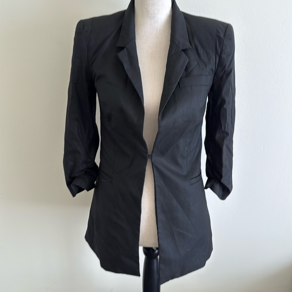 Bebe X Kardashians Black long Blazer Size 2